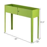 Thumbnail for 40 x 13 Inch Elevated Garden Plant Bed