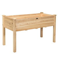 Thumbnail for Wooden Raised Elevated Grow Planter