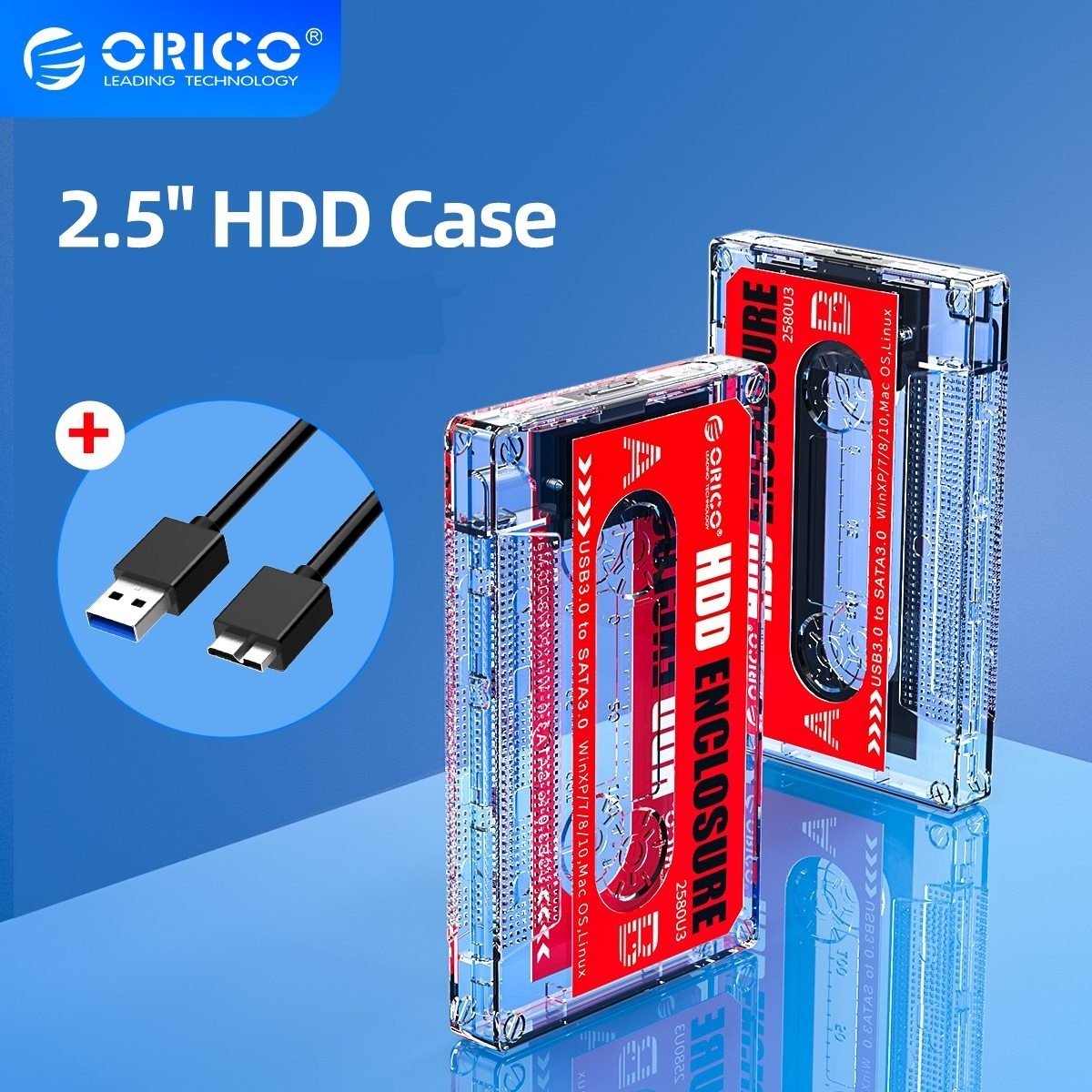 HDD Enclosure with Cassette Tape Design