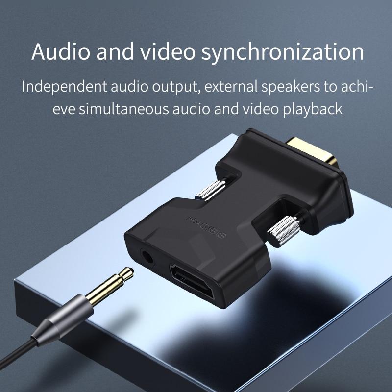 HDMI to VGA Adapter (With Audio)