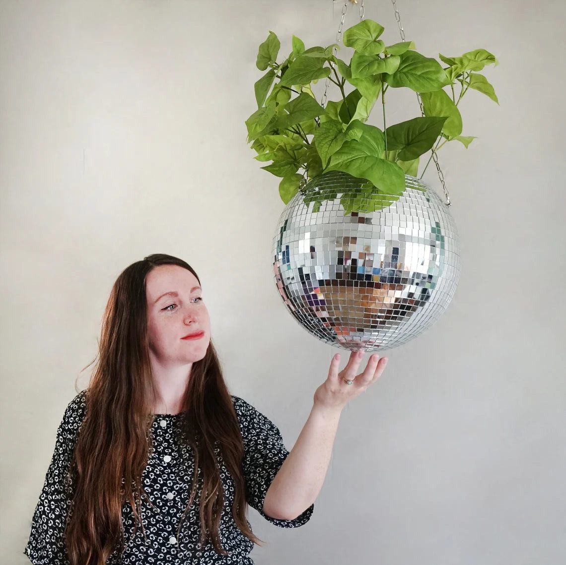 Disco Ball Planter PeekWise