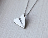 Thumbnail for Paper Airplane Necklace