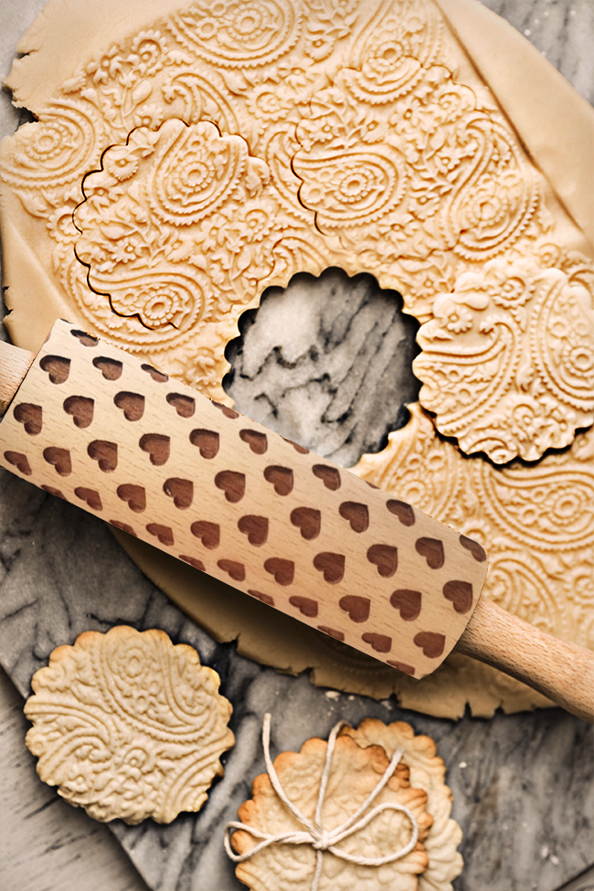 Embossed Holiday Rolling Pins