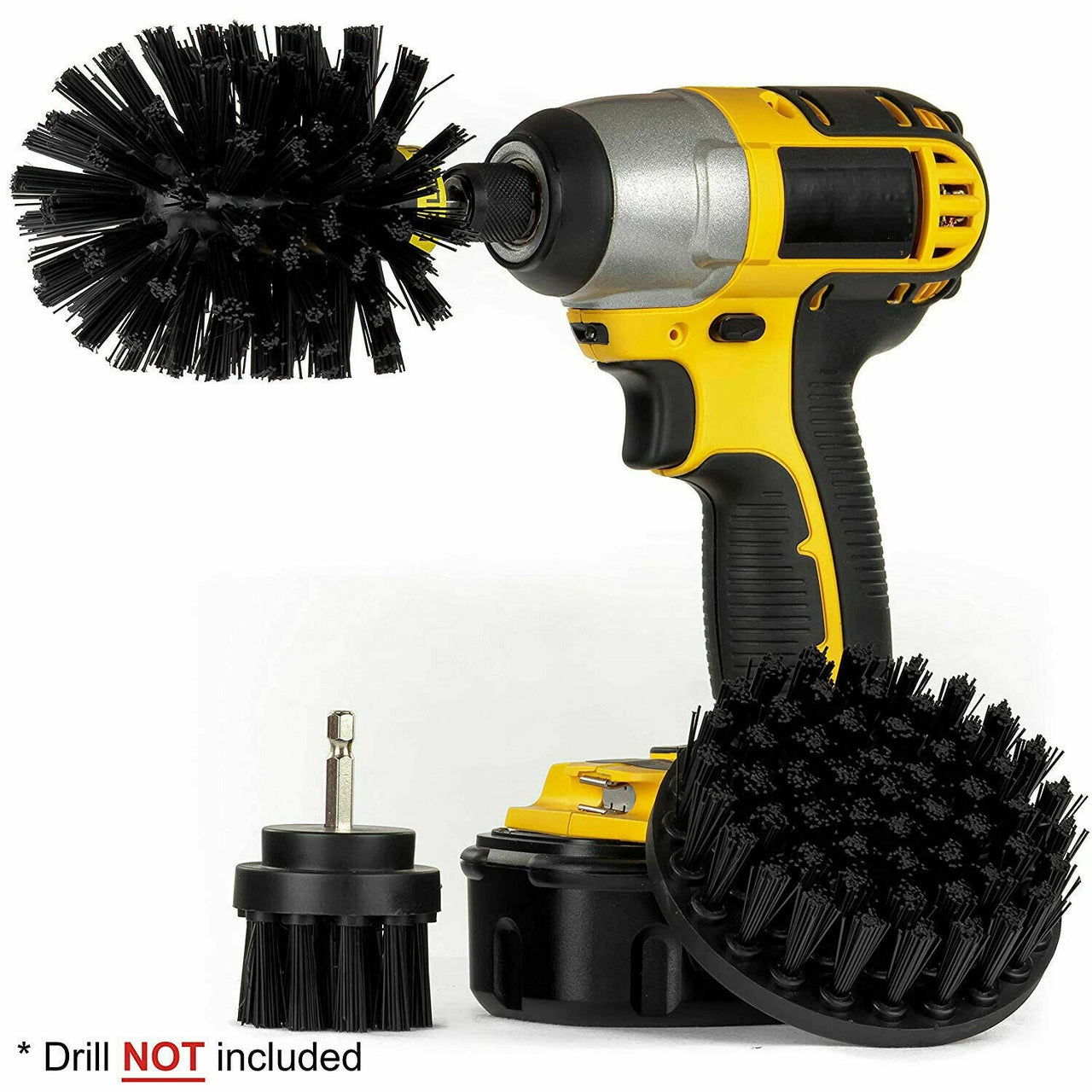 3 Size Nylon Power Drill Brush