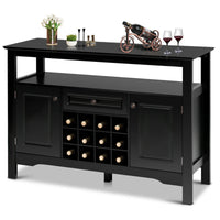 Thumbnail for Elegant Classical Multifunctional Wooden Wine Cabinet Table
