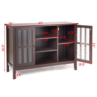 Thumbnail for Wooden TV Stand Console Cabinet for 45