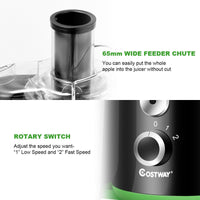 Thumbnail for 2 Speed Wide Mouth Fruit & Vegetable Centrifugal Electric Juicer