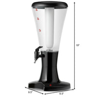 Thumbnail for 3L Draft Beer Tower Dispenser with LED Lights