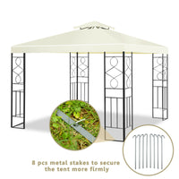 Thumbnail for 2 Tiers 10' x 10' Patio Gazebo Canopy Tent