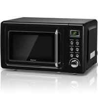 Thumbnail for 700W Glass Turntable Retro Countertop Microwave Oven