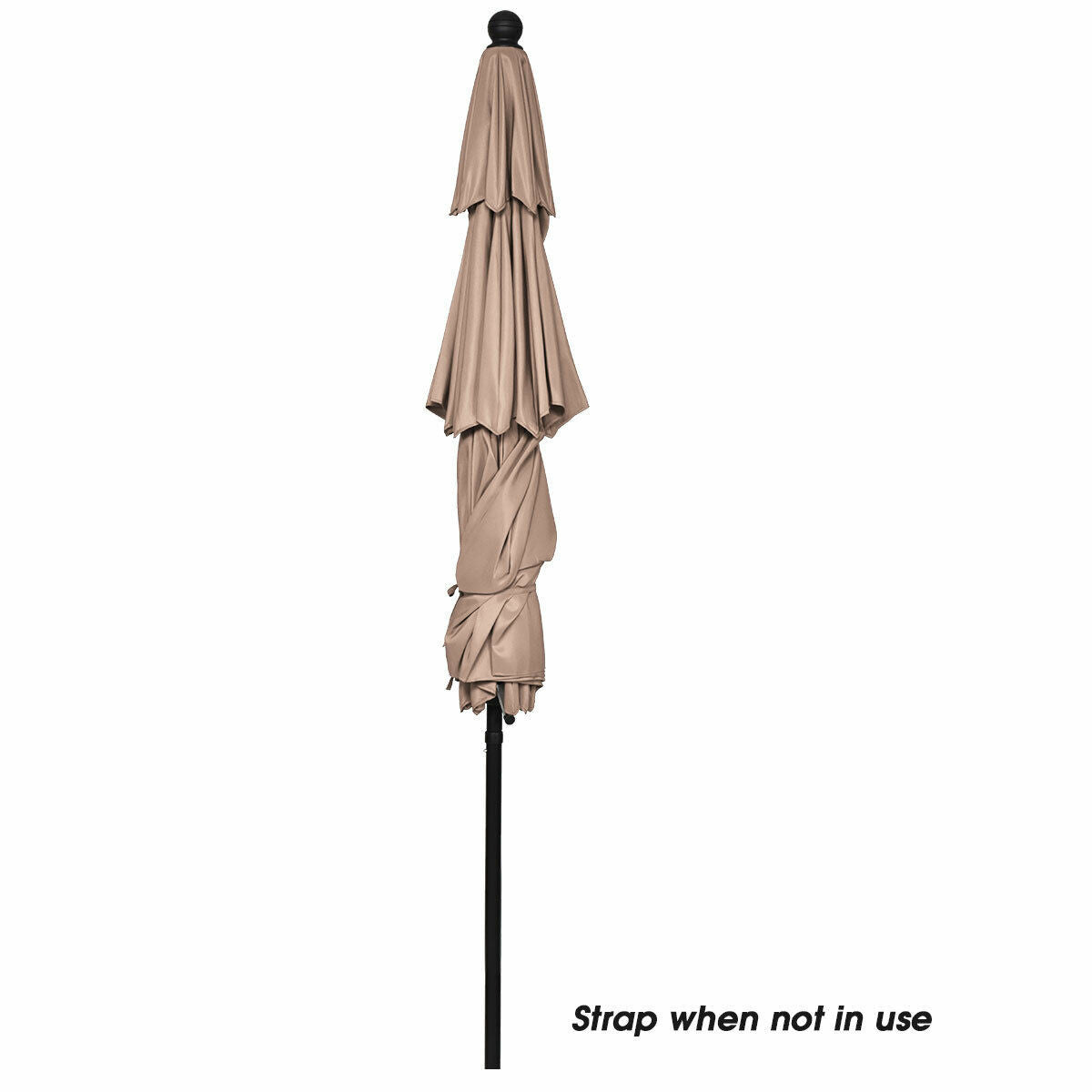 10' 3 Tier Patio Umbrella - Stylish Sunshade and Shelter