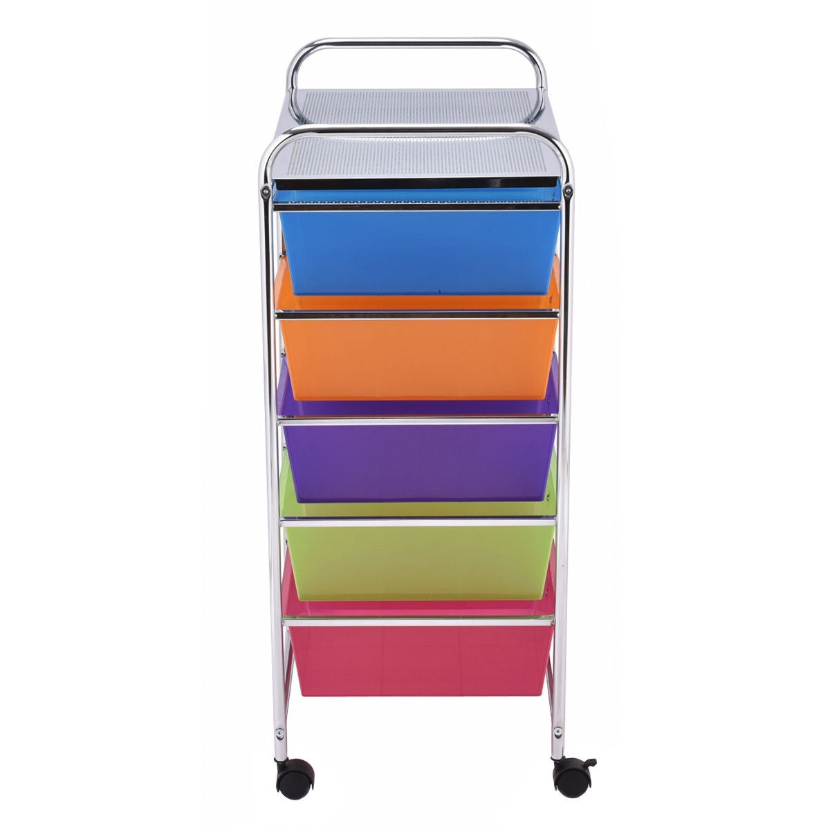 15-Drawer Utility Rolling Organizer Cart Multi-Use Storage