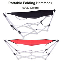 Thumbnail for Portable Folding Steel Frame Hammock with Bag