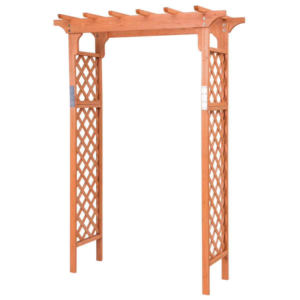 7 ft Garden Wooden High Arbor Arch Plant Pergola