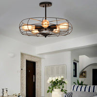 Thumbnail for 5-Light Vintage Metal Hanging Ceiling Light