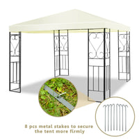 Thumbnail for 10' x 10' Patio Gazebo Canopy Tent Garden Shelter