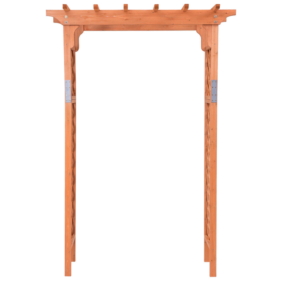 7 ft Garden Wooden High Arbor Arch Plant Pergola