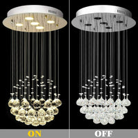 Thumbnail for Mount Modern Crystal Chandelier with Crystal Balls