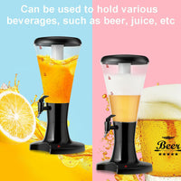 Thumbnail for 3L Draft Beer Tower Dispenser with LED Lights