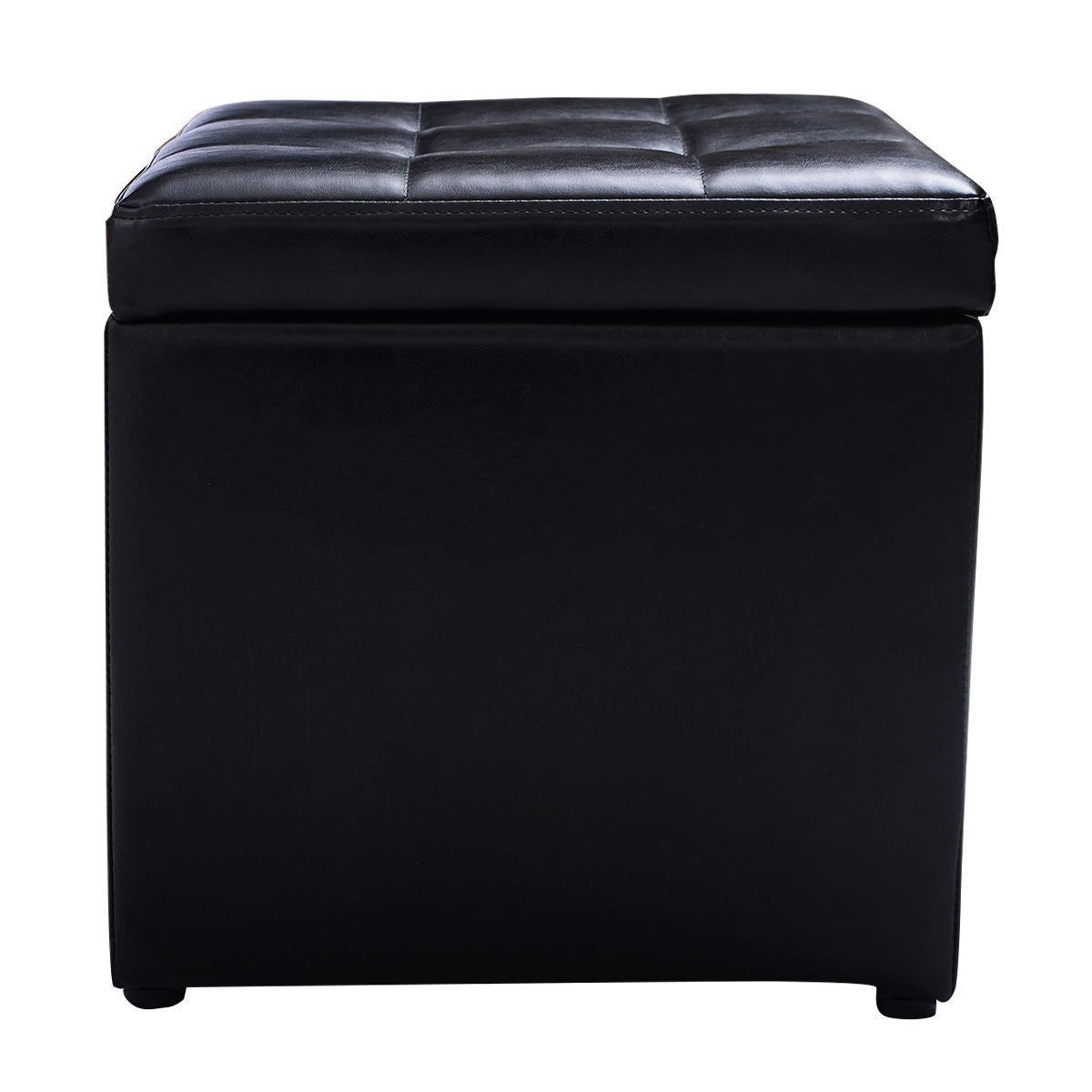 16" Ottoman Pouffe Storage Box Lounge Seat Footstools