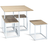 Thumbnail for 5 Pcs Dining Table And Chairs Set Compact Space Bar