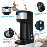 Thumbnail for Portable Coffee Maker for Ground Coffee and Coffee Capsule