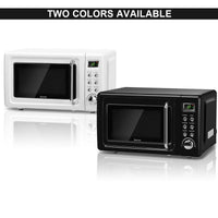 Thumbnail for 700W Glass Turntable Retro Countertop Microwave Oven