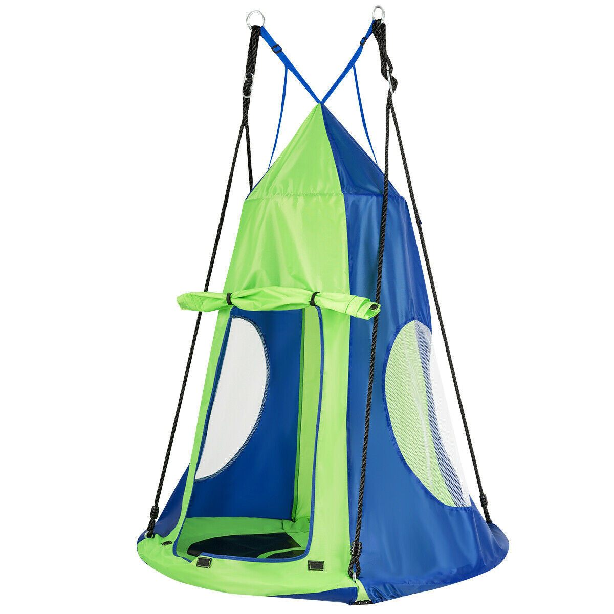 Kids Hanging Chair Swing Tent Set