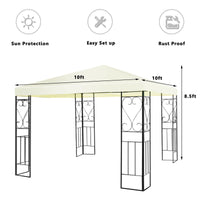 Thumbnail for 10' x 10' Patio Gazebo Canopy Tent Garden Shelter