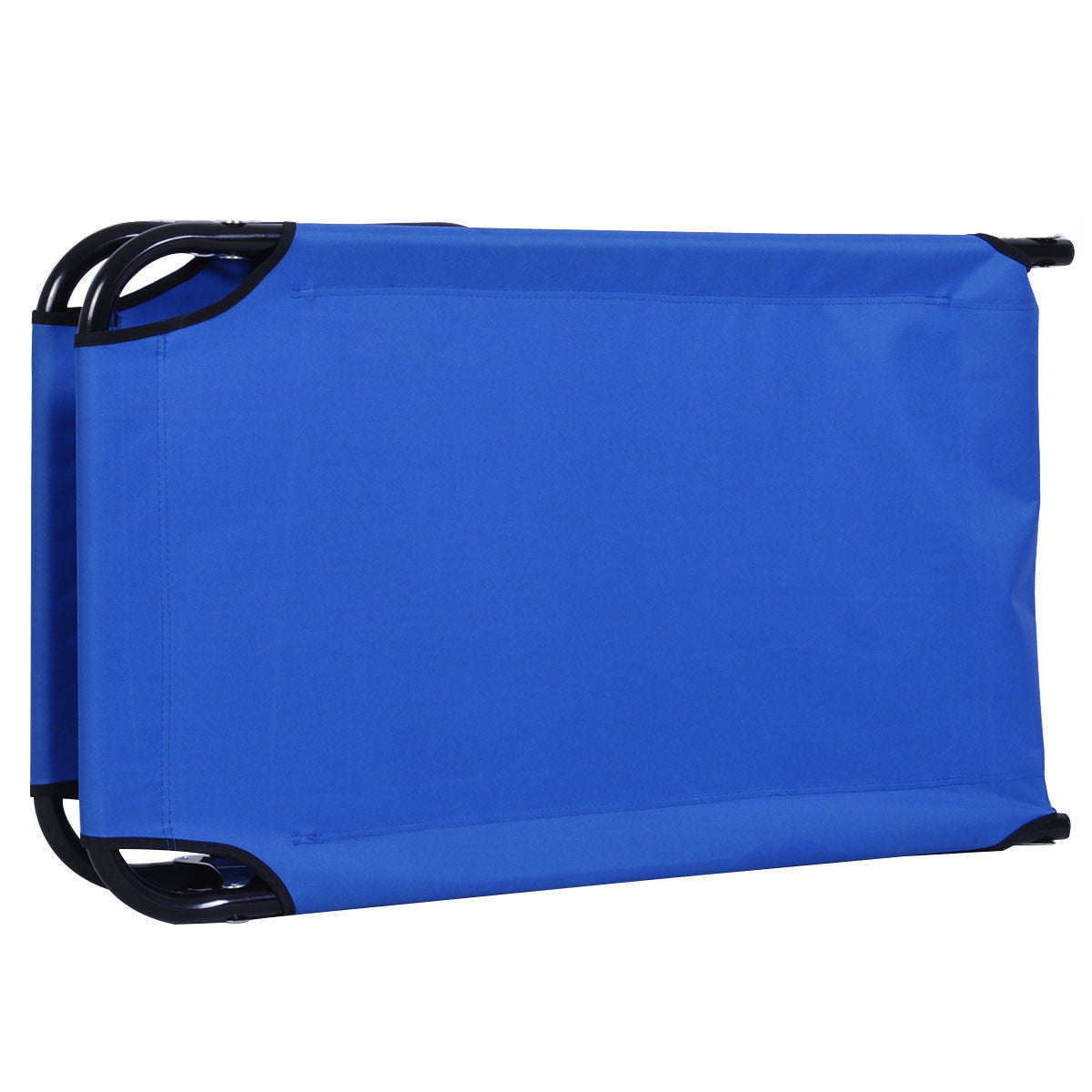 Outdoor Portable Blue Folding Camping Bed