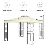 Thumbnail for 2 Tiers 10' x 10' Patio Gazebo Canopy Tent