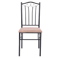 Thumbnail for 5 Pcs Dining Set Wooden Table and 4 Cushioned Chairs