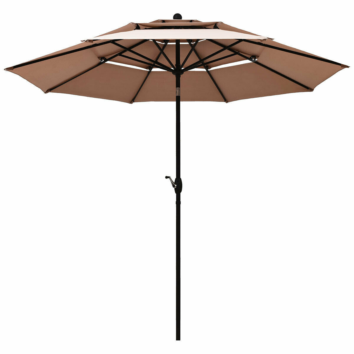 10' 3 Tier Patio Umbrella - Stylish Sunshade and Shelter