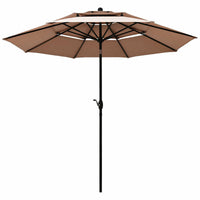 Thumbnail for 10' 3 Tier Patio Umbrella - Stylish Sunshade and Shelter