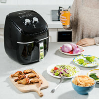 Thumbnail for 3.5 QT Electric 1300W Hot Air Fryer with Timer& Temperature Control