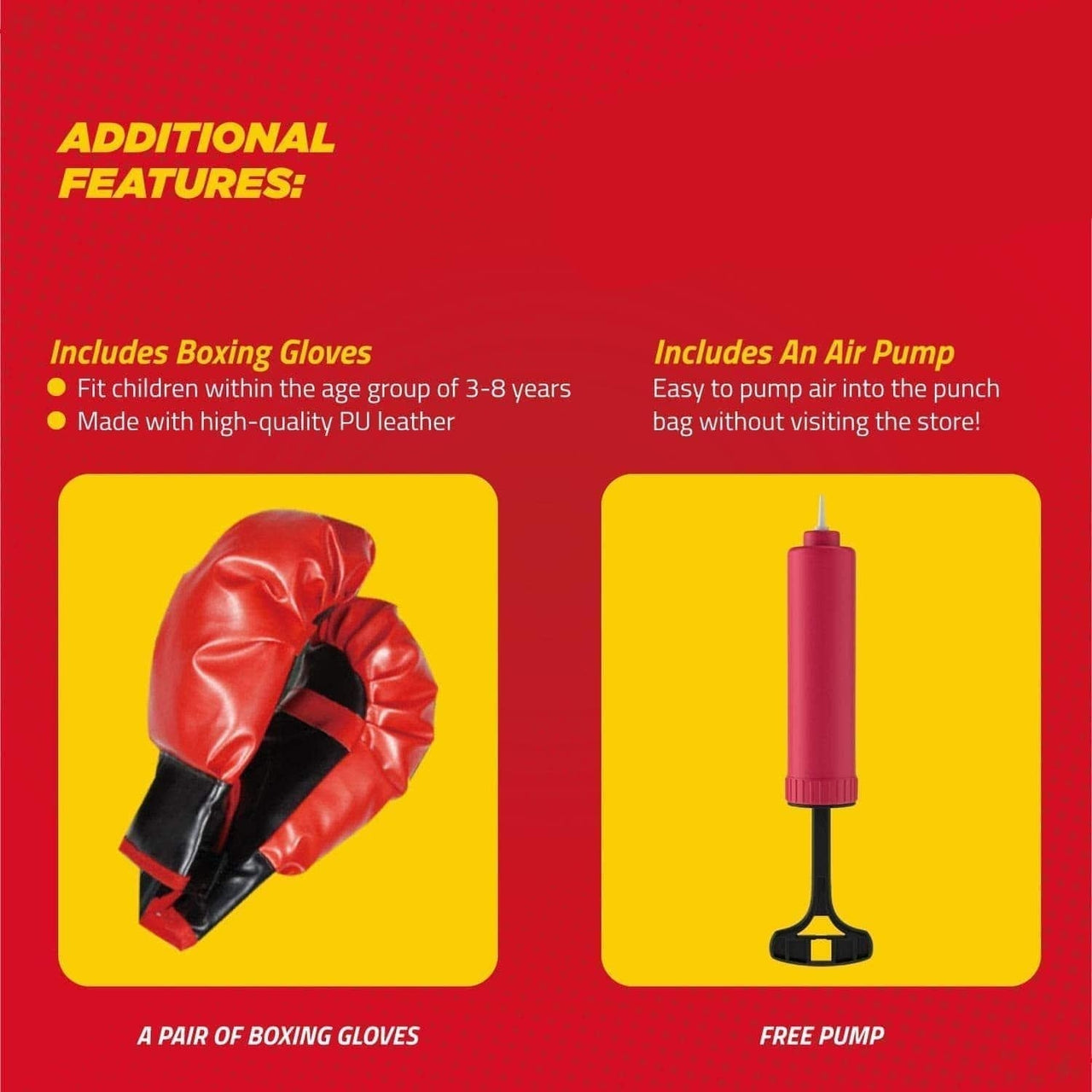 Kids Punching Bag Stand PeekWise