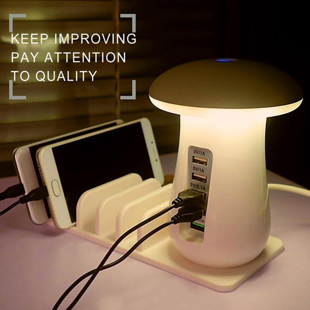 Multi Charging Mushroom Lamp PeekWise