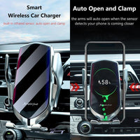 Thumbnail for Smart Wireless Automatic Sensor Car Phone Holder Charger - PeekWise