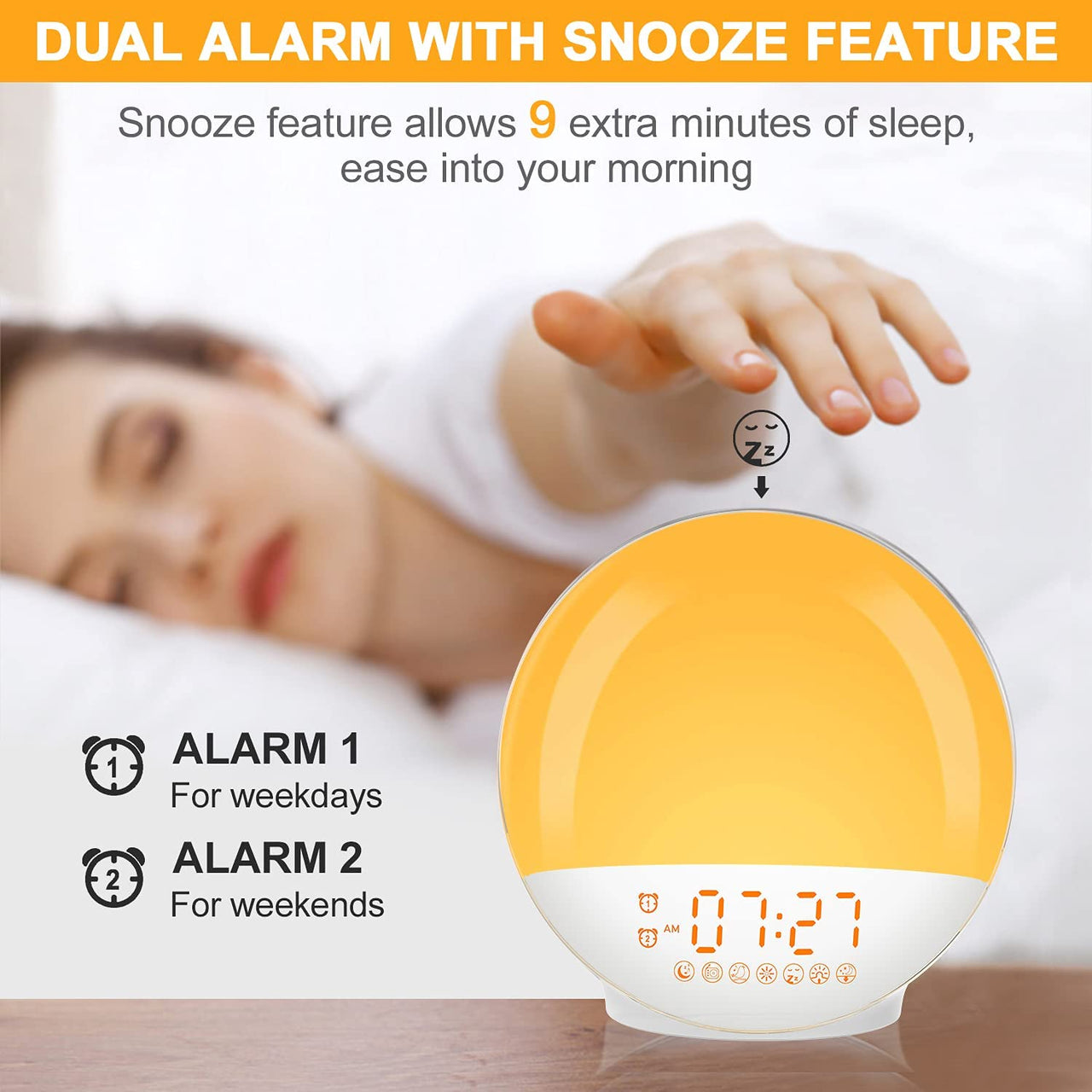 Sunrise Alarm Clock PeekWise