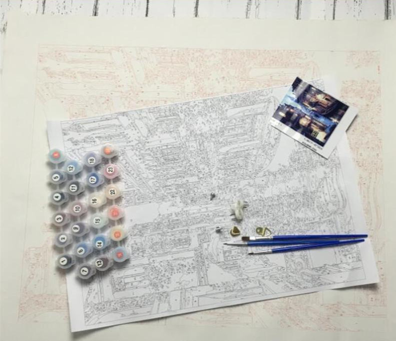 King of the Jungle - Van-Go Paint-By-Number Kit