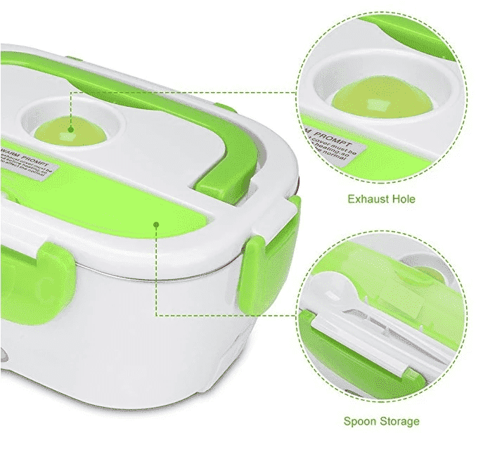 HotLunchy™ - Portable Heating Lunchbox Container PeekWise