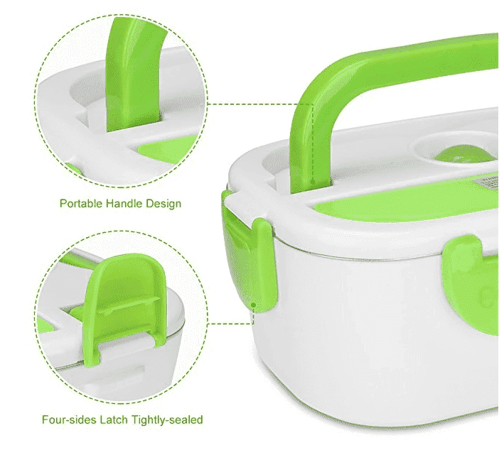 HotLunchy™ - Portable Heating Lunchbox Container - PeekWise