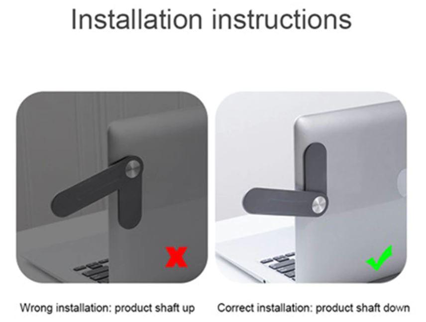 Magnetic Laptop Side Mount Clip