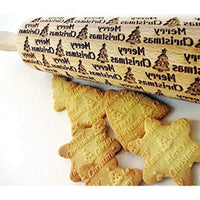Thumbnail for Christmas Embossing Rolling Pin