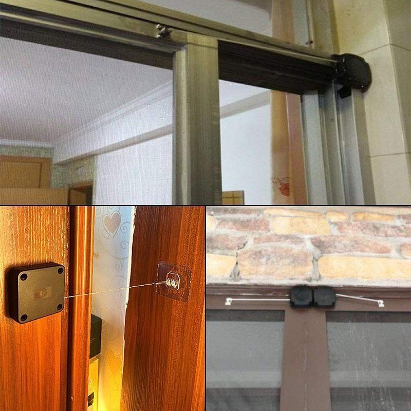 No Drill Automatic Door Closer