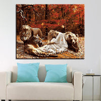 Thumbnail for Lions, and Tigers, and Bears, Oh My! - Van-Go Paint-By-Number Kit