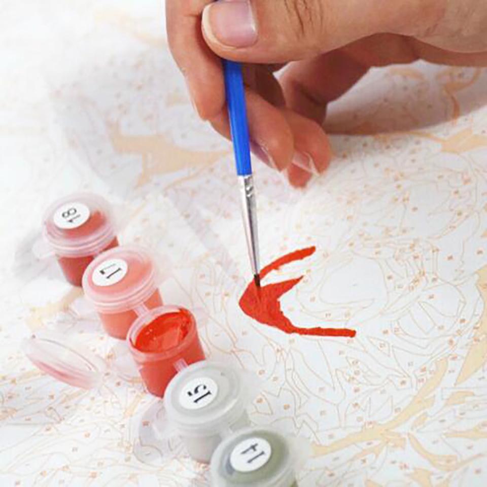 Lions, and Tigers, and Bears, Oh My! - Van-Go Paint-By-Number Kit