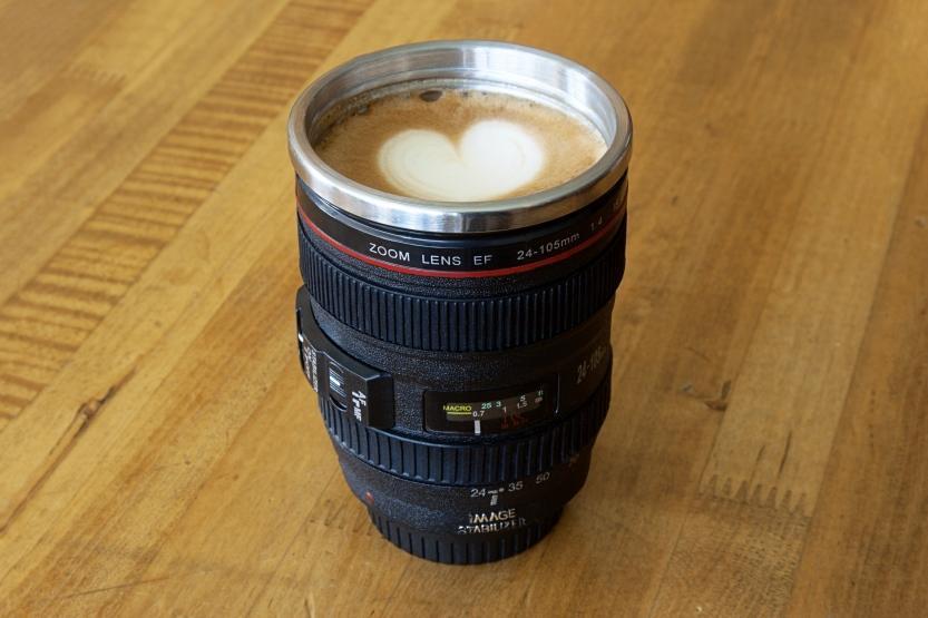 Camera Zoom Lens Mug PeekWise