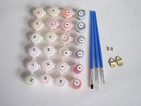 Thumbnail for Abstract Owls - Van-Go Paint-By-Number Kit