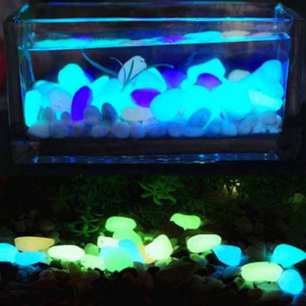 Glow-in-the-Dark Garden Pebbles